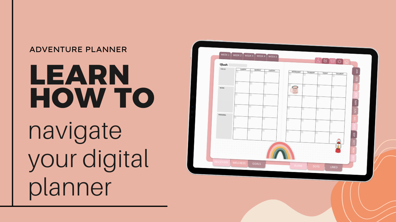 How to navigate your digital Adventure Planner